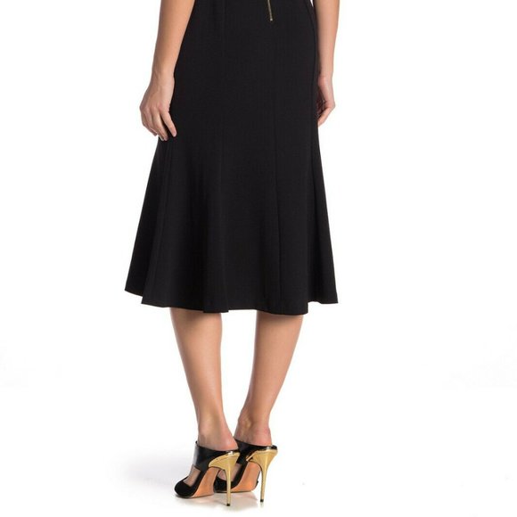 NWT $134 Calvin Klein Womens 4 Flounce Dress - Picture 5 of 10